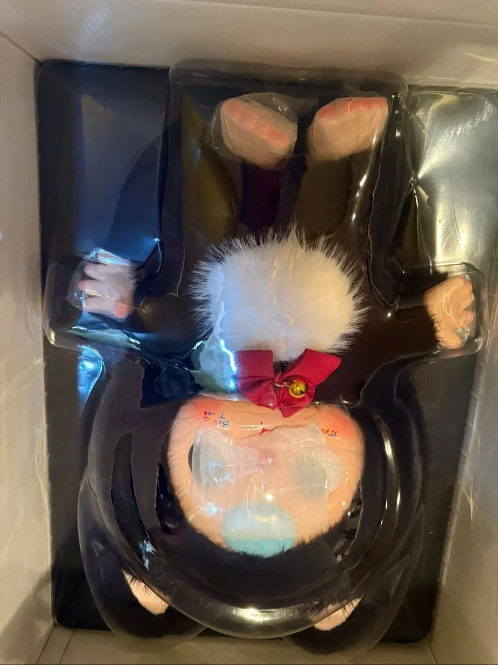 Confirmed New Baby Three 1000% V2 Blind Box Plushie- Black Brave Cat